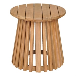 Pemberly Row Modern / Contemporary Solid Wood Side Table Natural