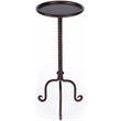 Pemberly Row Set of 2 Round Pedestal Tables In Aged Patina Finish