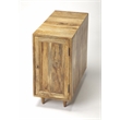 Pemberly Row Set of 2 Modern Chairside Wood Accent Chests In Brown