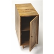 Pemberly Row Set of 2 Modern Chairside Wood Accent Chests In Brown