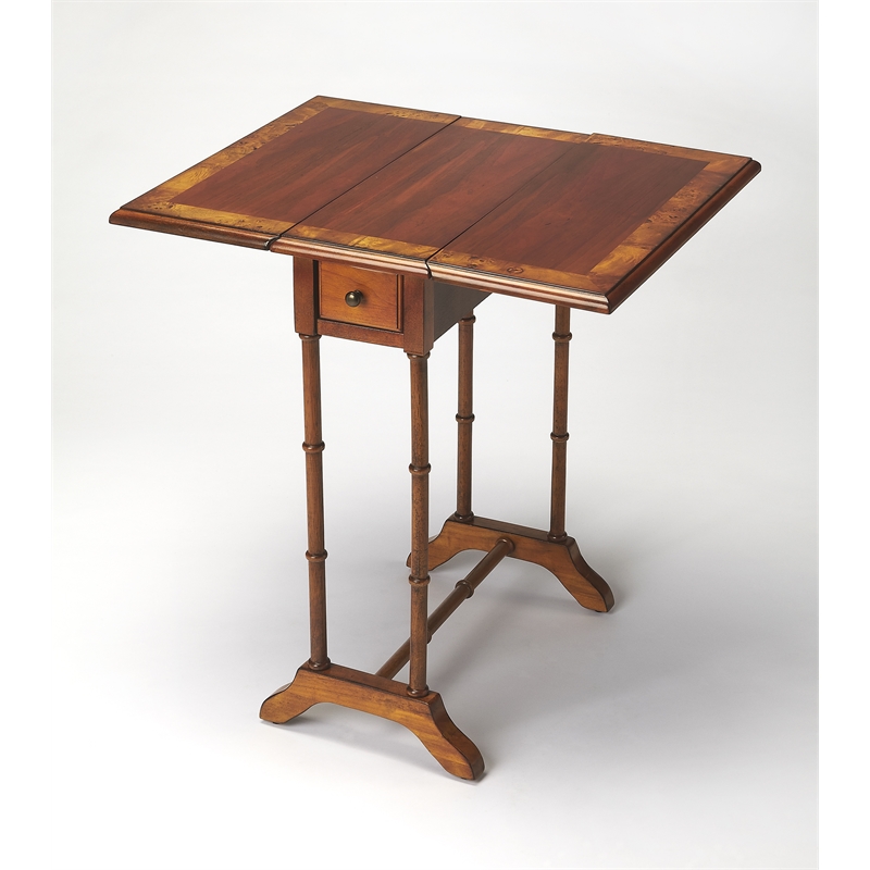 Pemberly Row Set of 2 End Tables Coffee Accent Tables Rectangle in Wood in Brown