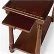 Pemberly Row Set of 2 Contemporary Wood Side Tables in Brown
