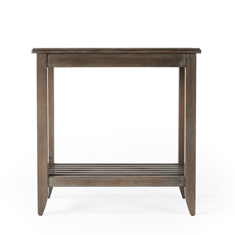 Pemberly Row Set of 2 Transitional Chairside Tables In Dusty Trail