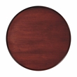 Pemberly Row Set of 2 Contemporary 1-Drawer Cherry Round Accent Tables