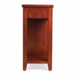 Pemberly Row Set of 2 Olive Ash Burl 4-Drawer Chairside Chest In Brown