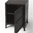 Pemberly Row Set of 2 Industrial Chic Owen Side Chest In Industrial