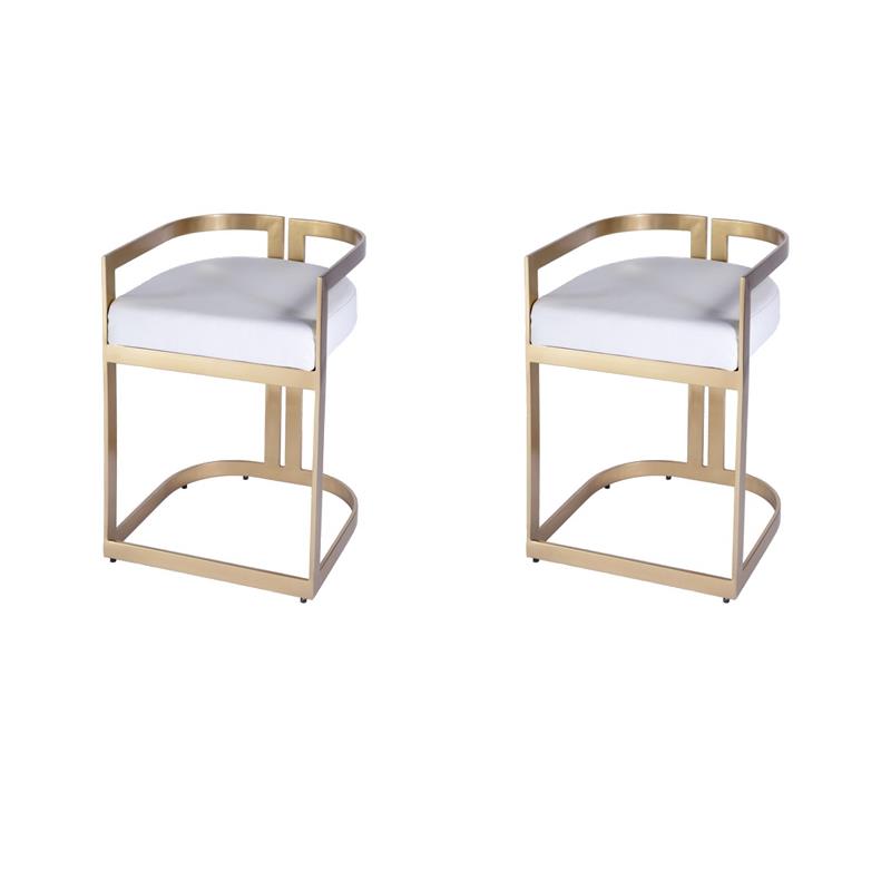 Pemberly Row Set of 2 Faux Leather 23