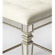 Pemberly Row Set of 3 Modern / Contemporary Mirrored Counter Stools