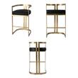Pemberly Row Set of 3 Faux Leather 35