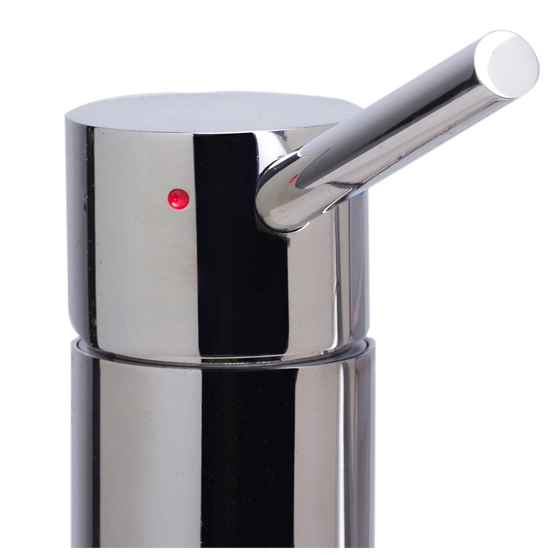 Pemberly Row Solid Polished Stainless Steel Pull Out Single Hole Kitchen Faucet