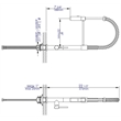Pemberly Row Brushed Nickel Commercial Spring Kitchen Faucet