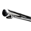 Pemberly Row Polished Chrome Double Spout Commercial Spring Kitchen Faucet