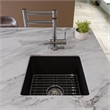 Pemberly Row Black Matte Square 18