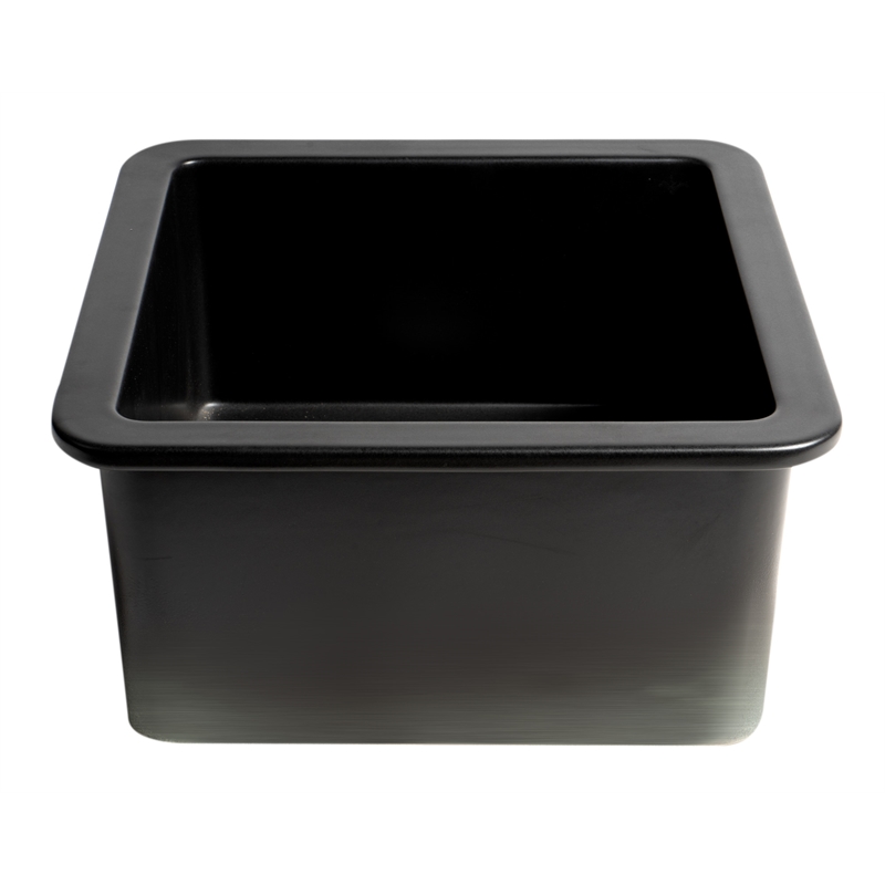 Pemberly Row Black Matte Square 18