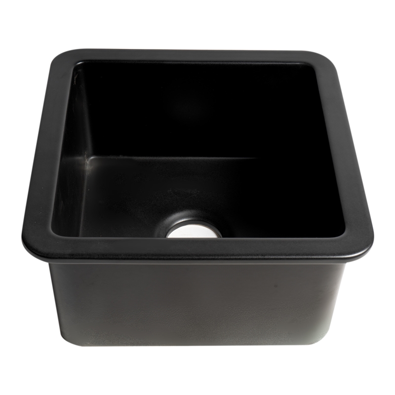 Pemberly Row Black Matte Square 18