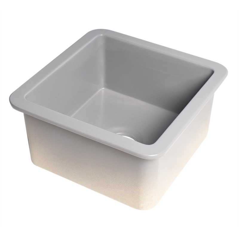 Pemberly Row Gray Matte Square 18