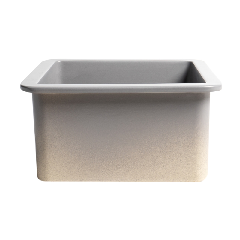 Pemberly Row Gray Matte Square 18