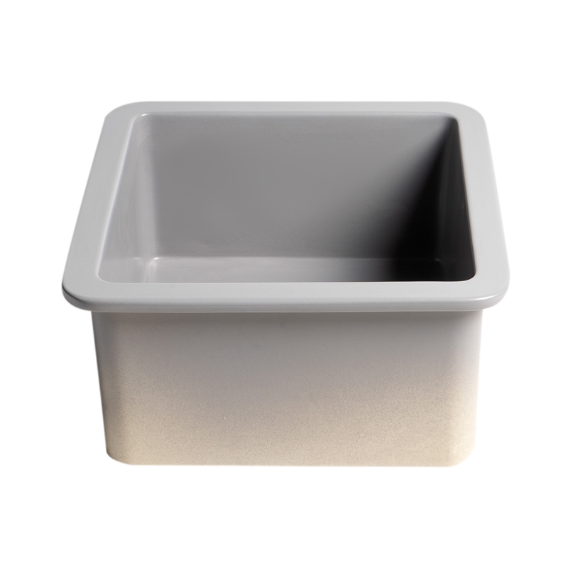Pemberly Row Gray Matte Square 18