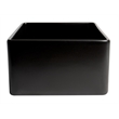 Pemberly Row Black Matte Smooth Apron 24