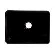 Pemberly Row Black Matte Smooth Apron 24