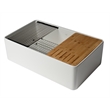 Pemberly Row White Apron Workstation 33