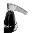 Pemberly Row Polished Chrome Two-Handle 4'' Centerset Bathroom Faucet