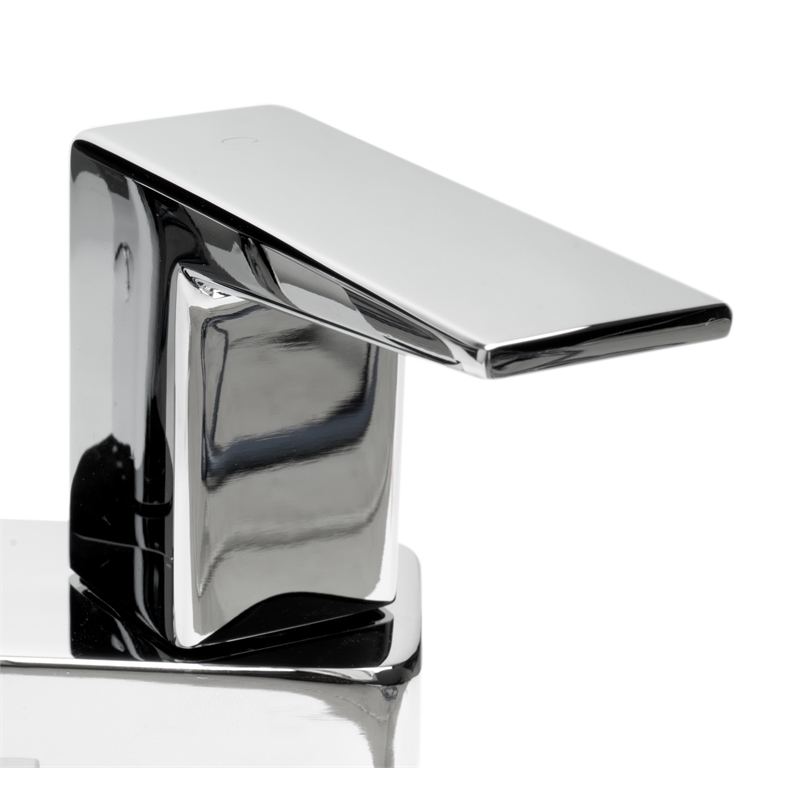 Pemberly Row Polished Chrome Two-Handle 4'' Centerset Bathroom Faucet