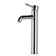 Pemberly Row Tall Polished Chrome Single Lever Bathroom Faucet