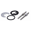 Pemberly Row Contemporary Brushed Nickel Single Lever Bathroom Faucet
