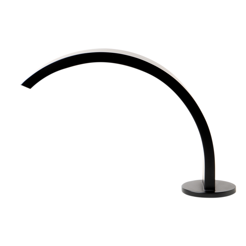 Pemberly Row Contemporary Black Matte Widespread Modern Bathroom Faucet
