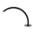 Pemberly Row Contemporary Black Matte Widespread Modern Bathroom Faucet