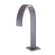 Pemberly Row Brushed Nickel Gooseneck Widespread Bathroom Faucet
