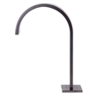 Pemberly Row Brushed Nickel Gooseneck Widespread Bathroom Faucet