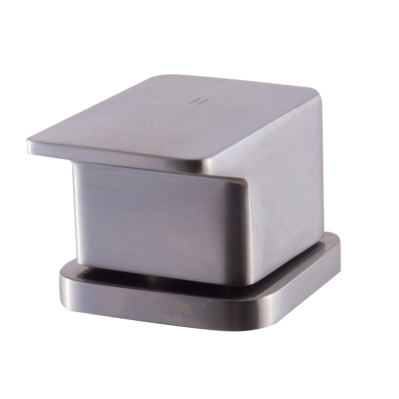 Pemberly Row Brushed Nickel Modern Widespread Bathroom Faucet