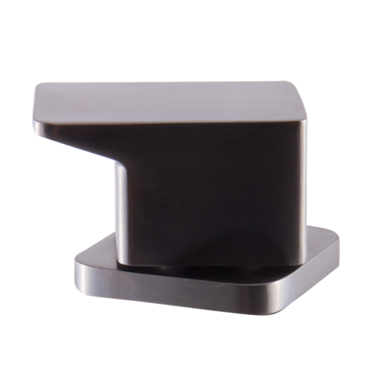 Pemberly Row Brushed Nickel Modern Widespread Bathroom Faucet