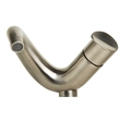 Pemberly Row Tall Wave Brushed Nickel Single Lever Bathroom Faucet