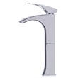 Pemberly Row Tall Polished Chrome Single Lever Bathroom Faucet