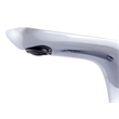 Pemberly Row Polished Chrome Single Hole Modern Bathroom Faucet