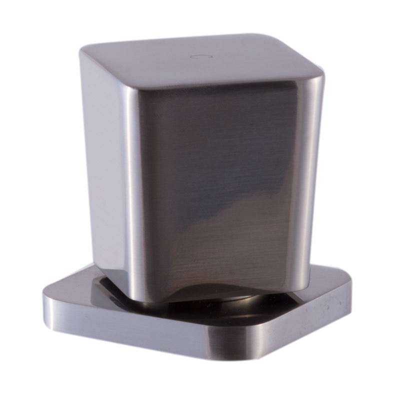 Pemberly Row Brushed Nickel Widespread Modern Bathroom Faucet