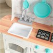 Pemberly Row 6 Piece Countryside Play Kitchen in White and Teal