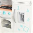 Pemberly Row 6 Piece Countryside Play Kitchen in White and Teal