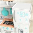 Pemberly Row 6 Piece Countryside Play Kitchen in White and Teal