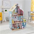 Pemberly Row Magic Lights & Sounds 18 Piece Dollhouse with Easy Assembly