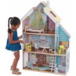 Pemberly Row Magic Lights & Sounds 18 Piece Dollhouse with Easy Assembly