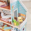 Pemberly Row Magic Lights & Sounds 18 Piece Dollhouse with Easy Assembly