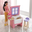 Pemberly Row 8 Piece Wooden Plastic Kitchen Upgrade Dollhouse Accessory Pack