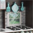 Pemberly Row Wooden Plastic Culinary Play Kitchen in Espresso