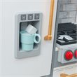 Pemberly Row Uptown Elite Wooden Plastic Play Kitchen with Easy Assembly