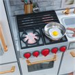 Pemberly Row Uptown Elite Wooden Plastic Play Kitchen with Easy Assembly