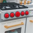 Pemberly Row Uptown Elite Wooden Plastic Play Kitchen with Easy Assembly